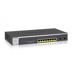 NETGEAR 10-Port Gigabit Ethernet Smart Managed Pro PoE Switch (GS510TLP)