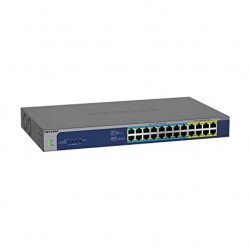 NETGEAR 24-Port Gigabit Ethernet Unmanaged PoE Switch NETGEAR 24-Port Gigabit Ethernet Unmanaged PoE Switch