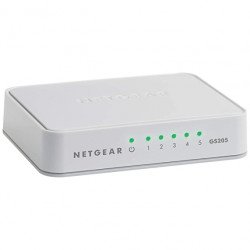 NETGEAR 5-Port Gigabit Ethernet Unmanaged Switch NETGEAR 5-Port Gigabit Ethernet Unmanaged Switch