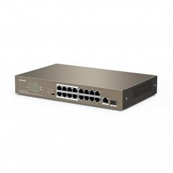 TENDA POE SWITCH 16 PORT 1118P (16FE+1GE+1SFP)