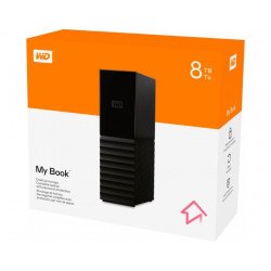 WD EXTERNAL HARD DISK 8TB 3.5&rdquo; (WITH ADAPT0R) MY BOOK