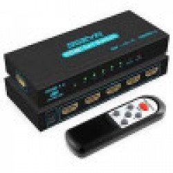 HIFOCUS HF-HW501-R HDMI Switch 5 in 1 with Remote